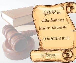 GDPR in odškodnine za kršitve obveznosti